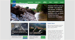 Desktop Screenshot of inindianawater.org